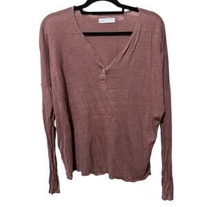 Grana Linen Top Long Sleeve M